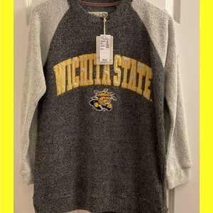 Wichita State Pressbox Comfy Terry Sweatshirt - NWT - Medium